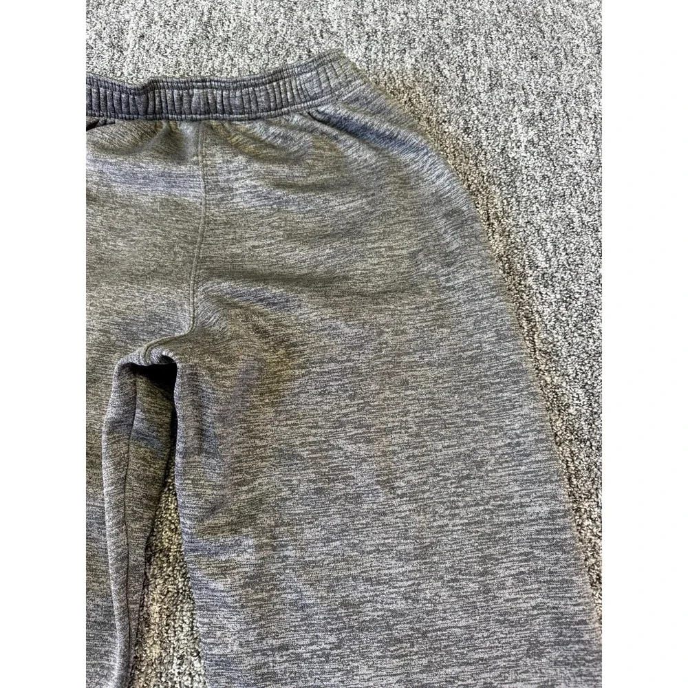 Adidas Climawarm Sweatpants Mens Small Heather Gray Logo Fleece Lined Athletic